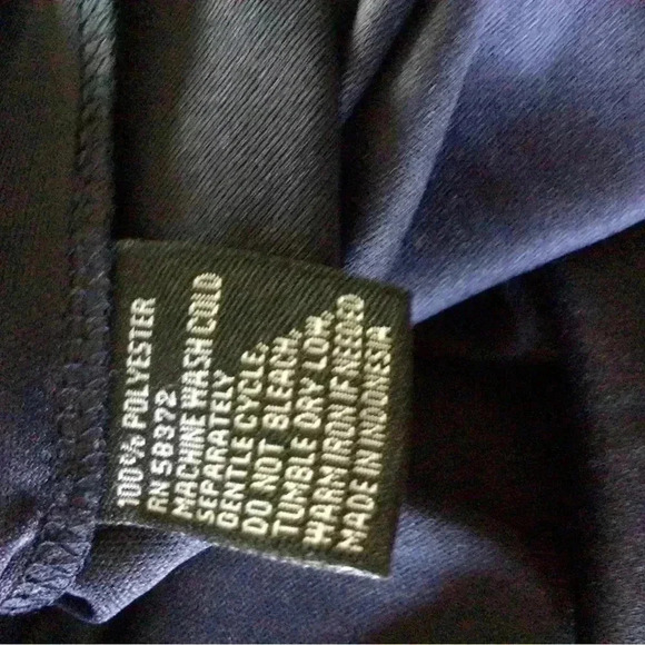 ILE EVENING Jeweled Cap Sleeve Jersey Navy Maxi Dress Cutout Ruching Formal 18W - Picture 13 of 14